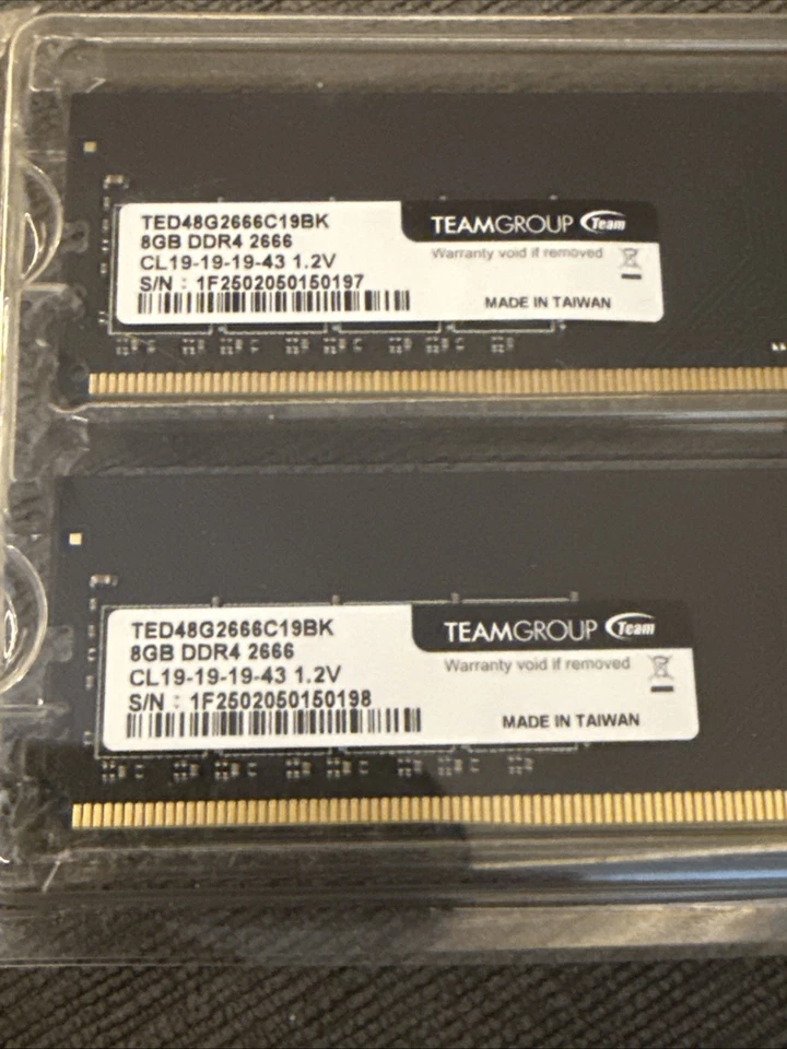 Teamgroup Elite DDR4 16Gb Kit (2 X 8Gb) 2666Mhz High Performance - Image 4 of 4