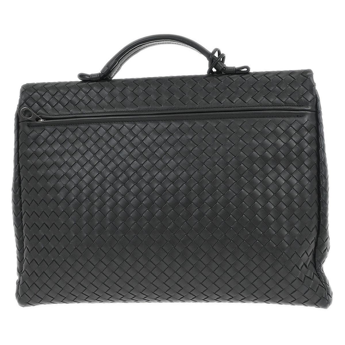 Bottega Veneta Black Calfskin Intrecciato Briefcase Handbag BO3297326J 145970 thumbnail 2