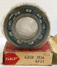 1 NEW SKF 6206-J/EM 30X62X16mm RADIAL DEEP GROOVE BALL BEARING NIB MAKE OFFER