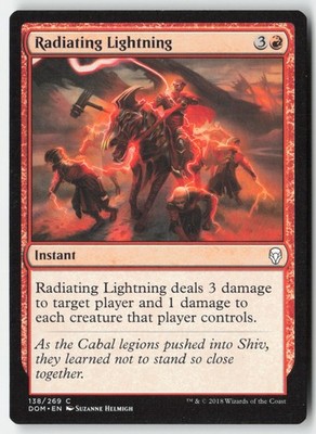 MTG - Radiating Lightning #138 - Regular - DOM Dominaria