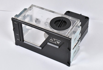 AS IS Swiftech Maelstrom V2 Dual Bay Reservoir & Pump for PARTS or REPAIR