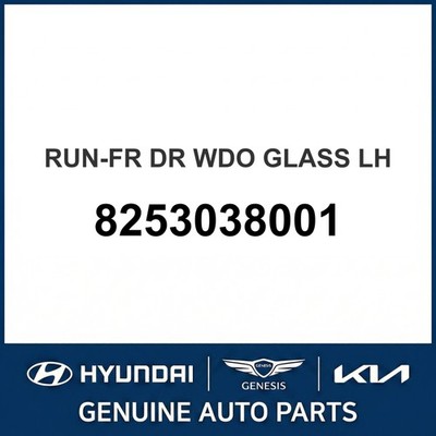 2000-2005 Kia Optima Run-Front Dr Wdo Glas OEM Neu 8253038001