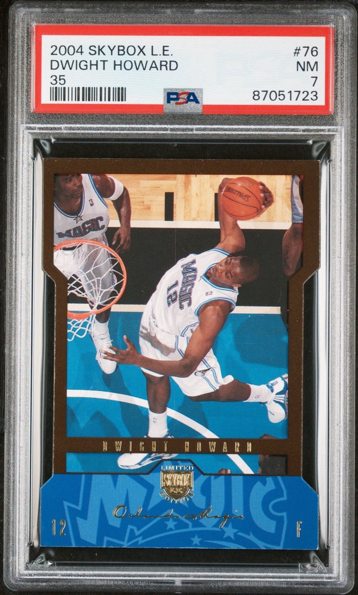 DWIGHT HOWARD 2004 Fleer Skybox Limited #76 Die Cut Black #/35
