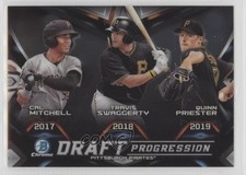 2019 Bowman Draft Chrome Progression Quinn Priester Cal Mitchell #DPR-PIT 0it8