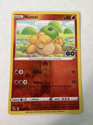 Pokemon - Numel - Common - Reverse Holo - 013/78 - LP