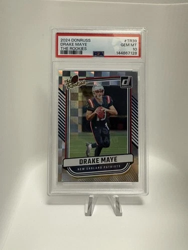 2024 Panini Donruss Drake Maye THE ROOKIES RC #TR-39 PSA 10 Gem Mint PATRIOTS