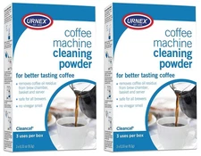 Coffee Maker and Espresso Machine Cleaner Cleancaf Powder - 2 Pack (6 Packets...