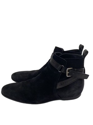 Louis Vuitton Boots Us7.5 Blk Suede Fd 0172 MkJ23