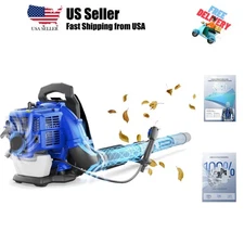 Leaf Blower Backpack, 43cc Gas Powered Strong Air Flow , Light Weight 17.4 lb...