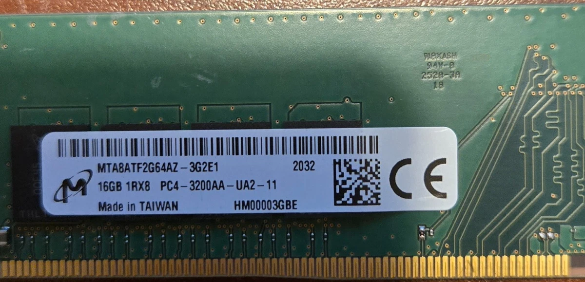 Micron DDR4 SDRAM 32 GB Total Capacity Memory (RAM) for sale | eBay