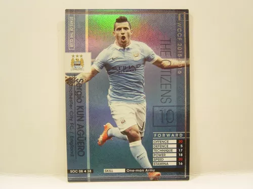 Panini WCCF 2015-16 SOC Sergio Kun Aguero 1988 Argentina　No.10 ManCity ClubStars