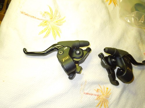 Shimano Deore XT ST-M091 Shifters Combo Shift Brake MTB 7s STI SLR A2 PRISTINE - Picture 11 of 12