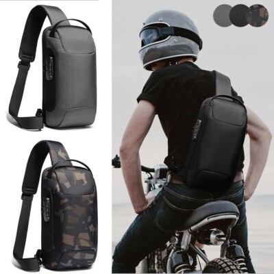 Anti-theft Sling Backpack Men's Chest Bag Crossbody Backpack Shoulder Daypack