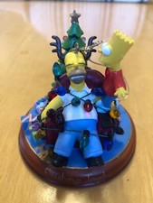 Simpsons Bradford Finishing Touch Illuminated Christmas Ornament 2002