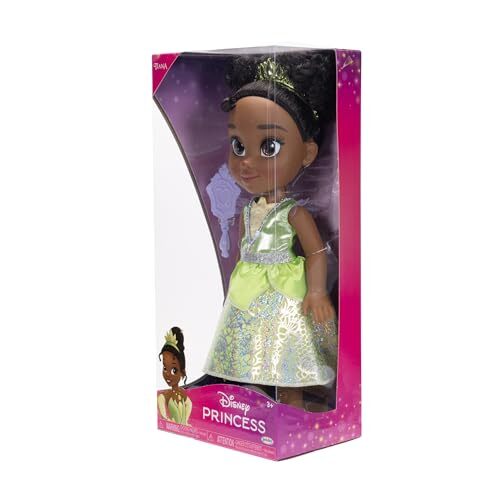 Disney Princess Tiana Doll 14 inch Glitter Eyes Removable Dress Gift for Kids