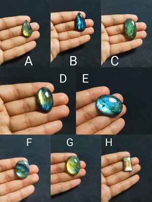 Natural Labradorite Cabochons , High Labradorescence