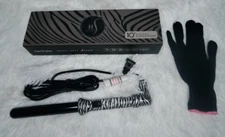 HERSTYLER Professional Curling Iron G25 25-25 mm Zebra Print 110-240 V Taflon 