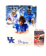 BENNY SNELL JR. KENTUCKY WILDCATS SIGNED 8X10 PHOTO JSA WITNESS COA