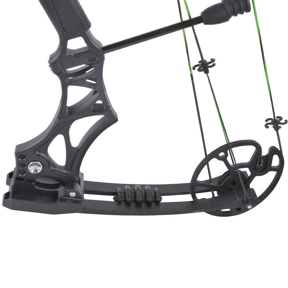 Arc à Poulies Compound Réglable 30-70lbs, Kit Complet Chasse Et Cible - 320 Fps, Droitier