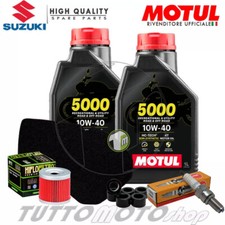 KIT TAGLIANDO SUZUKI BURGMAN 150 2002 2003 2004 OLIO FILTRI RULLI CANDELA