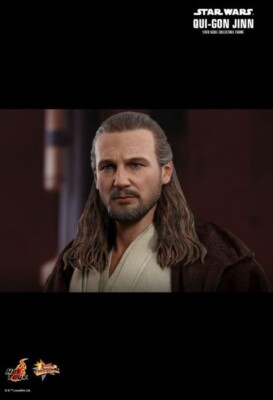1/6 Star Wars The Phantom Menace Qui Gon Jinn Figure MMS525 Hot Toys