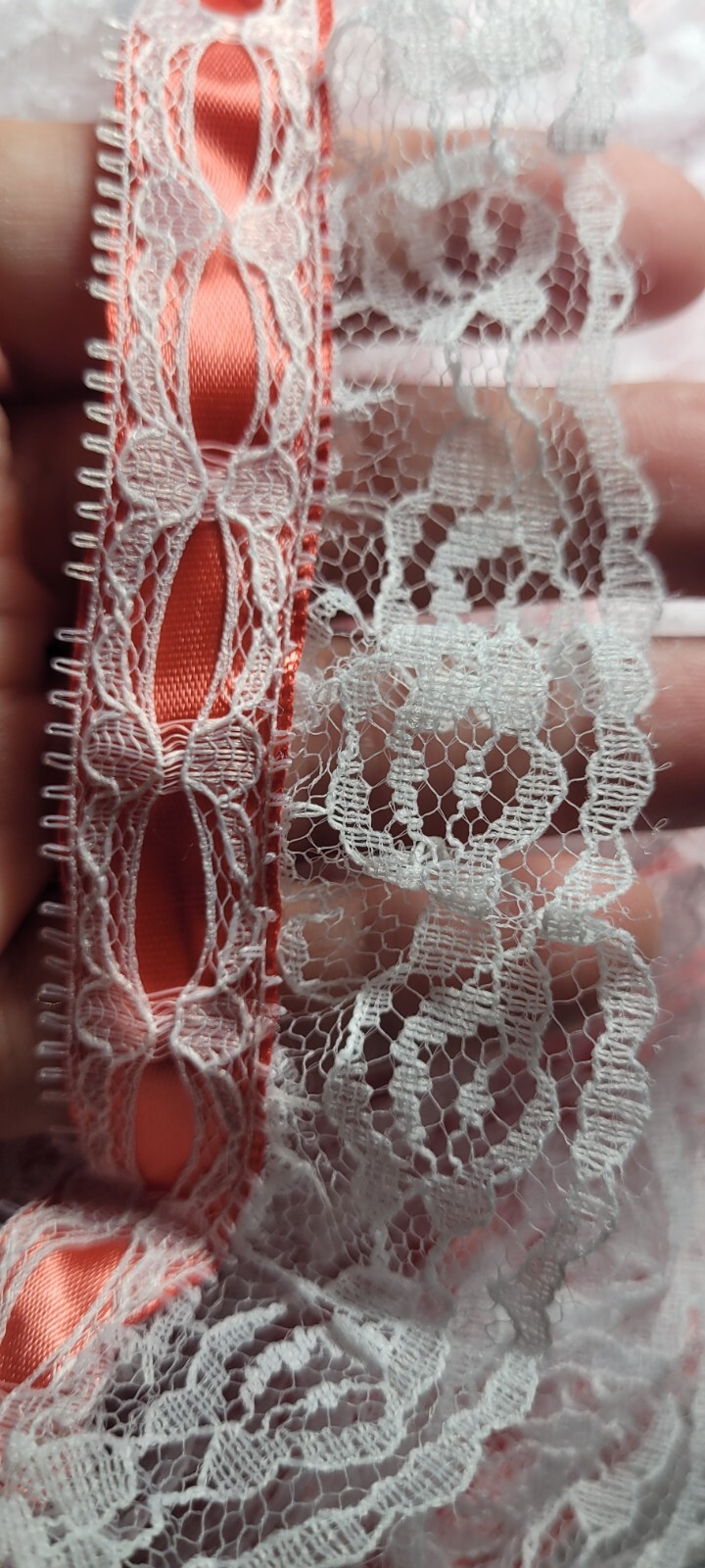 Red Ribbon Ruffle Trim 23 Yds Satin Red Ribbon Ruffle Lace Trim 1.75 inch wide. | eBay