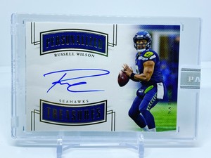 2018 National Treasures Russell wilson white box 1/1 eBay