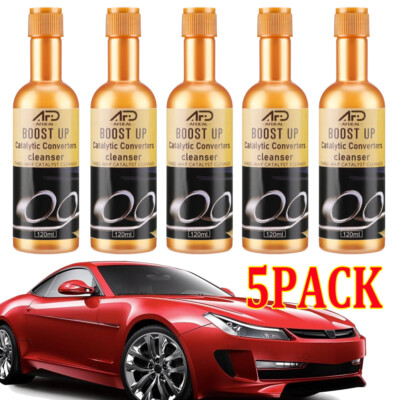 5 X Boost Up Vehicle Engine Catalytic Converter Cleaner Deep Cleaning Carbon Kit