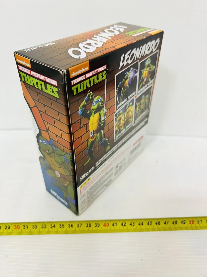 Tortugas Sh Figuarts Bandai Leonardo Nuevo Caja Abierta - Imagen 3 de 4