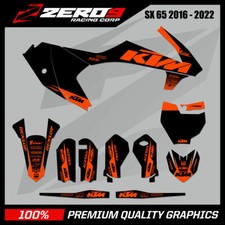 KTM Kit Grafica Motocross: SX 50 65 2002 - 2022 MX Grafica BLOCCO BLK/ORG