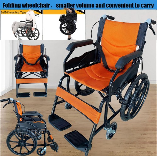 16/20"/24"Fold Manual Wheelchair Aluminium Elderly and Disabled ✅1 Year Warrany✅ - Picture 14 of 23