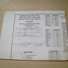 CASE 2011 Skid Steer Loader Electric system Schematic Wiring Diagram Manual