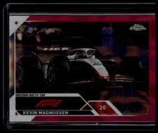 2023 Topps Chrome Formula 1 #121 Kevin Magnussen Fuchsia Lava Refractor #/250