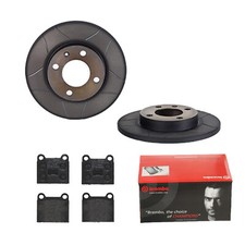 BREMBO BREMSSCHEIBEN Ø239MM + BREMSBELÄGE VORNE FÜR AUDI 80 B1 B2 VW GOLF I 