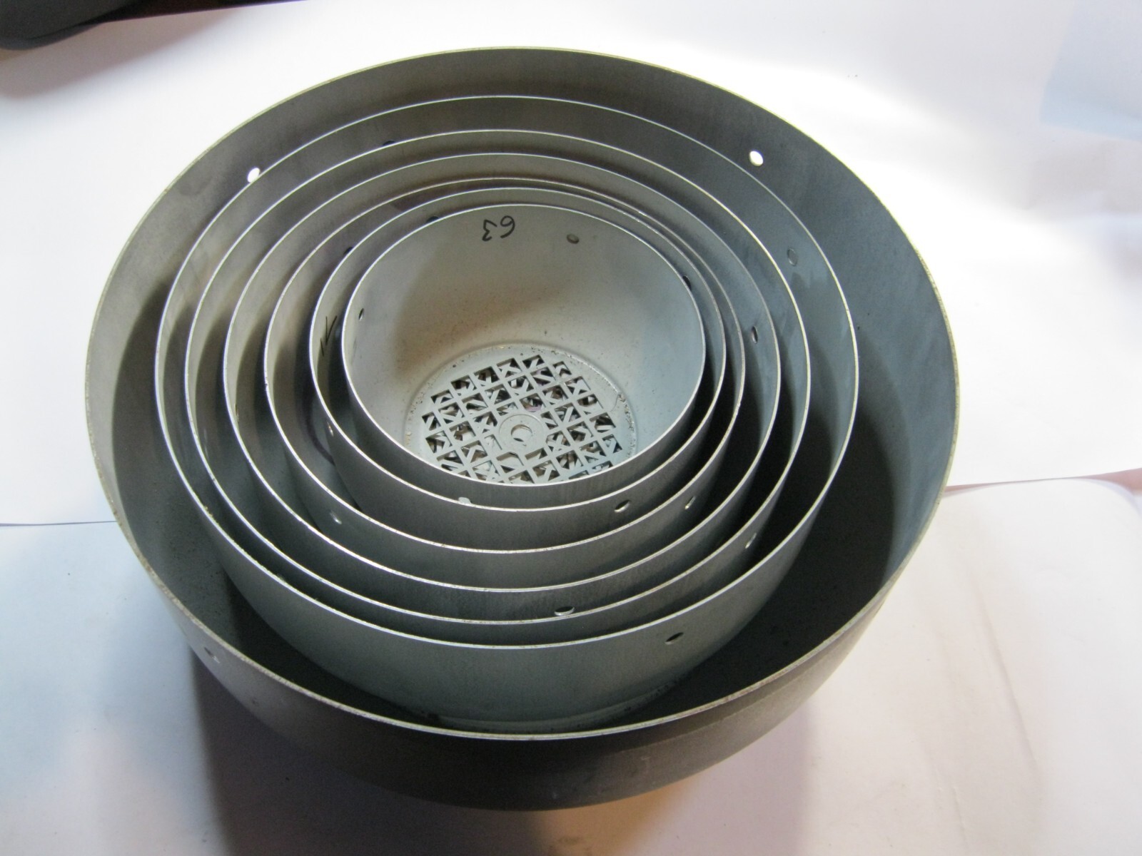 Electric Motor Fan Cowl Frame Size 63 Unpainted Fan Cover , 1.5mm