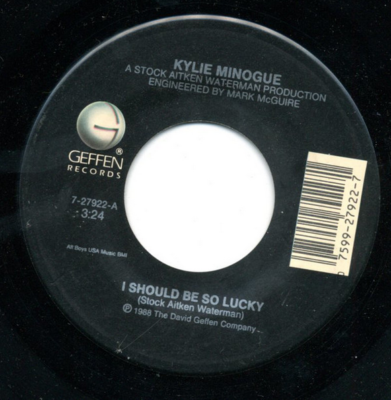 Kylie Minogue – I Should Be So Lucky 45 RPM RECORD | eBay