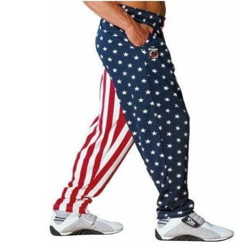 OTOMIX Bodybuilding Workout pants FLAG USA- Red, White, Blue Baggy Oldschool
Opens in a new window o