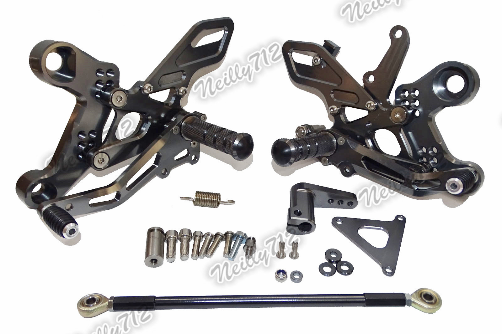 Adjustable Rearsets Footrests Footpeg Fit YAMAHA FZ09 MT09 Tracer FJ