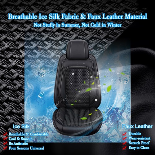 For Ford Maverick 2022-2025 Car Front&Rear 5 Seat Covers Protector Pad Black - Picture 2 of 8