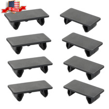 8 Pcs Rocker Switch Panel Cover ABS Rectangular Rocker Switch Blank Snap-In Hole