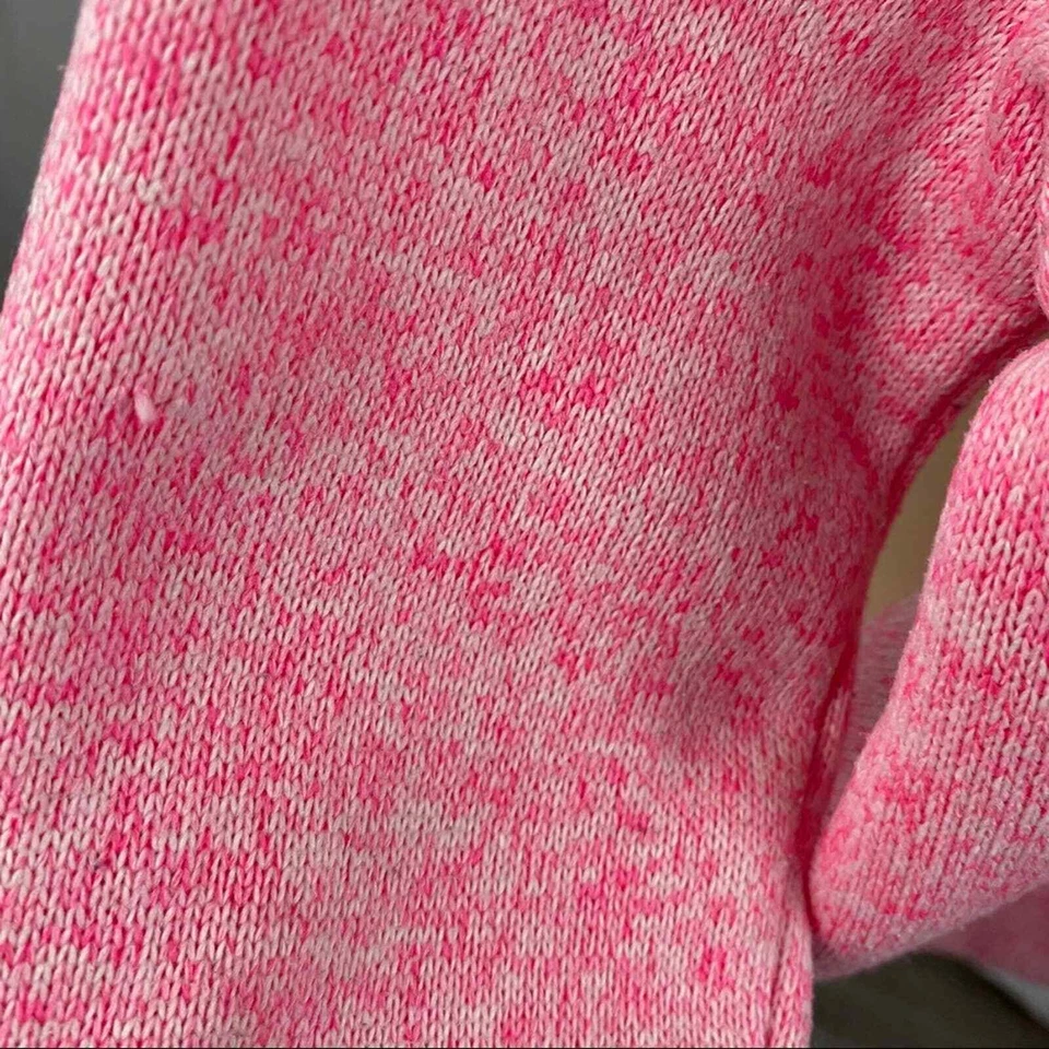 Disney Minnie Mouse Suéter con Capucha Tejido Rosa Mármol Plata Bordado Corazones 6 Foto 4 de 4