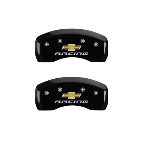 2000-2005 Chevy Monte Carlo Front + Rear Black MGP Brake Caliper Covers "Racing" - Image 3 of 4