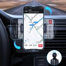 Rotation Long Arm Suction Cup Phone Mount Car Dashboard Clip Dock iPhone 15/14/X