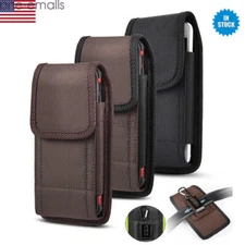 Cell Phone Holster Vertical Carrying Belt Clip Case Pouch Cover For Smart iPhone