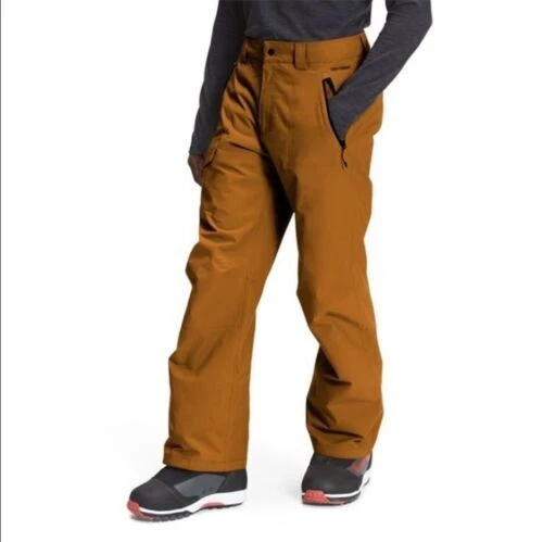 The North Face Mens Seymore Ski Snowboard Waterproof Snow Pants Timber Tan Pick