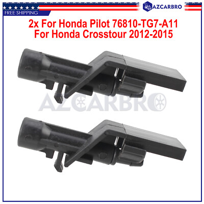 2x Front Windshield Washer Nozzle 76810-TG7-A11 For 2016-21 Honda