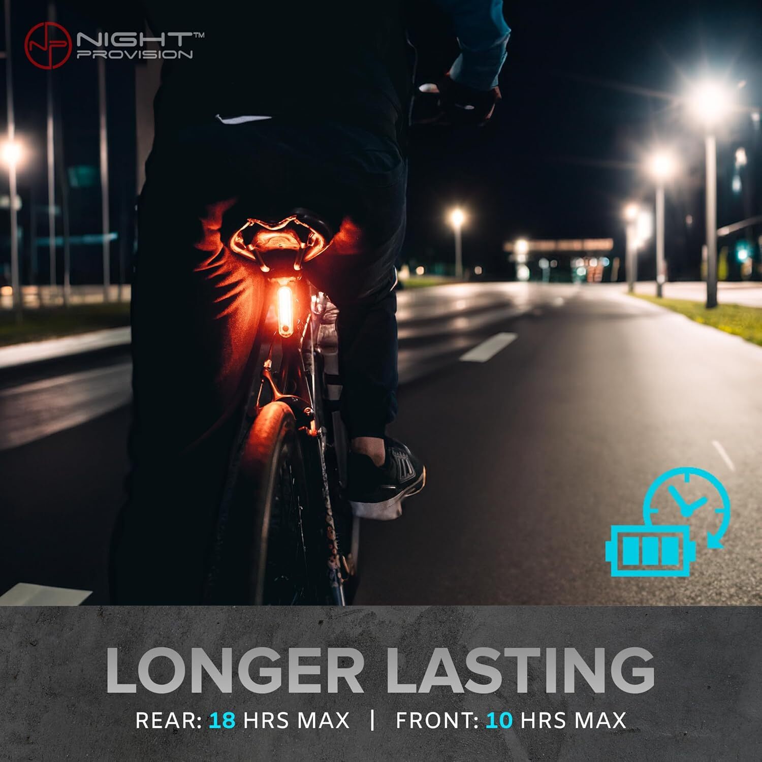 BX-500 Bike Light Set Front & Rear | 540LM USB-C Rechargeable LED Night Riding