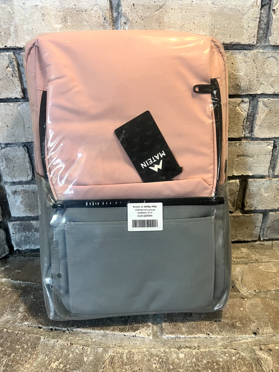 Nursing School Backpack Waterproof College Book Bag with Grey Organizer Insert