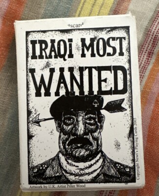 トランプ IRAQI Most WANTED Playing Cards Amazon.com: Iraqi Most Wanted Playing Cards Iraq War-Saddam Sealed