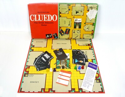Ersatzteile - Vintage CLUEDO von Waddingtons, 1975 - Ersatzteile